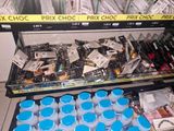 a display of cosmetics products for sale in a store