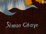 a picture of a cross stitch picture of a mountain