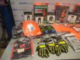 many items that are on a table in the room