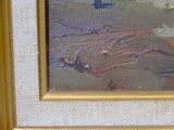 a picture of a painting on the wall of a room