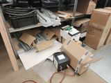 a lot of boxes that are on the floor