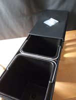 Poubelle encastrable coulissante, 2 bacs, système de trie po…