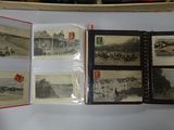 many old photographs of people in a boat on a table