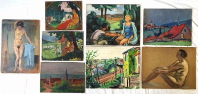 de nombreuses photos d'une femme assise sur un banc