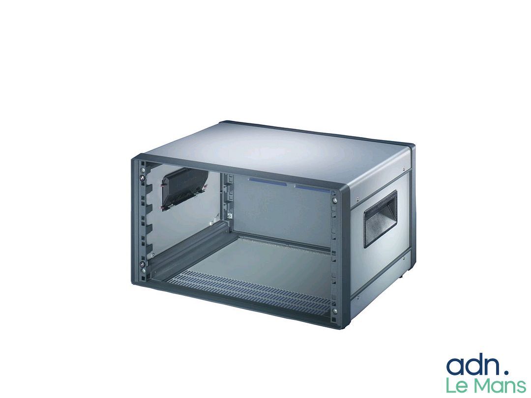 Boîtier de bureau SCHROFF Comptec 19", non blindé, châssis en acier, 9U, 84 HP, 400 mm - Descellé - TVA Récupérable -...