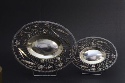 Panières en argent MARTIN & HALL — Artisanat britannique - Photo 1