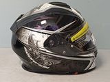 a helmet that is sitting on a table