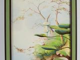 a picture of a painting hanging on a wall