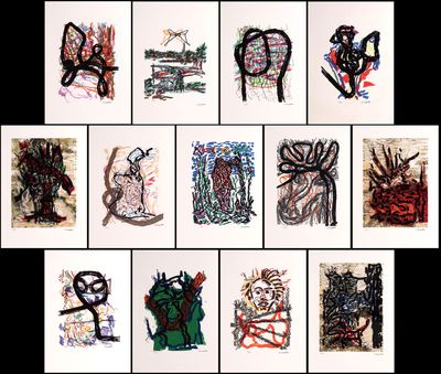 un collage de photos représentant différents types d'œuvres d'art