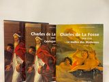 three books of charles de la fosse on a white background