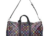 louis vu vu multicolore keepall bag