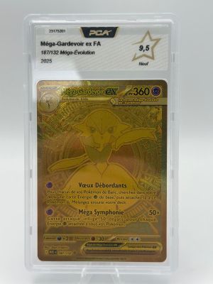 gros plan d'une carte pokemon dans un étui en plastique