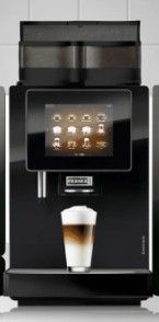 une image d'une machine à café avec une tasse de café