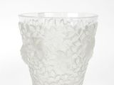 an image of a frosted glass vase on a white background