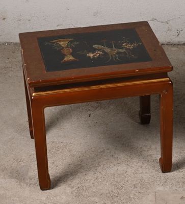 Paire de petites tables de salon rectangulaires en