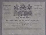 an old document with a picture of a man and a woman on it