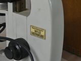 a close up of a microscope on a table