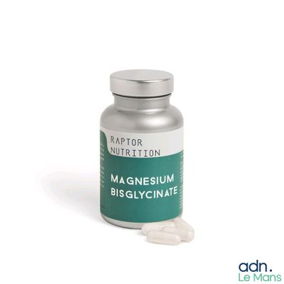 une image représentant un flacon de bisglycinate de magnésium sur fond blanc