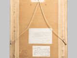 an old picture of a piece of paper with a string attached to it