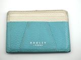 Porte-cartes Radley en cuir bleu et blanc