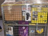 a cart with a bunch of boxes on top of it