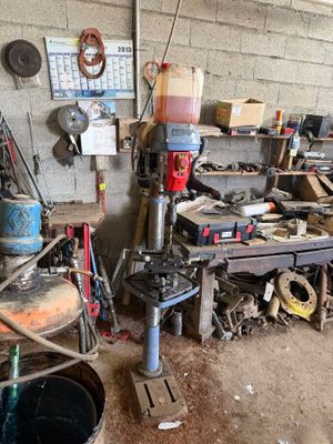 a room filled with lots of tools in it