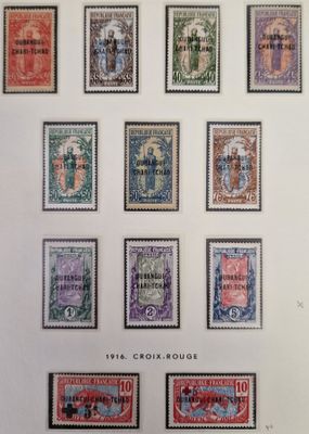 an image of a collection of stamps on display on a wall