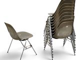 a lot of chairs that are sitting next to each other