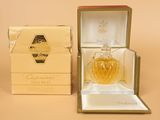 an image of a bottle of perfume in a box on a table