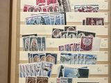 a picture of a refrigerator with stamps on it