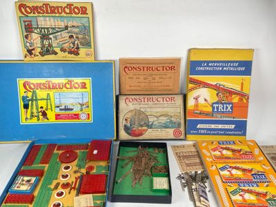 a lot of toys and games on the table