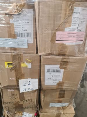 Palette d’environ 220 kg – Vêtements crème valorisée (cuirs …