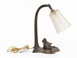 an image of a table lamp with a lamp shade on top of it
