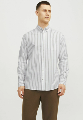 JACK & JONES - Chemise Oxford - Manches longues - Regular Fi…