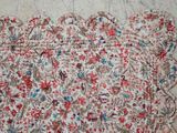 a close up of a piece of cloth on a table