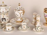many different types of tea and coffee cups and saucers