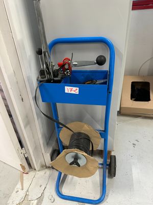 Chariot dérouleur de feuillard avec tendeur et pince de se… - Photo 1