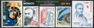 four stamps with a drawing of a man and a woman on them