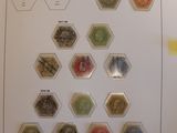a lot of different stamps on this sheet of paper
