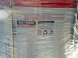 a boat wrapped in plastic and ready to be loaded