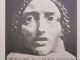 an image of a black and white photo of a woman ' s face