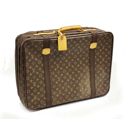 Valise Louis Vuitton en toile Monogram avec finitions dorées