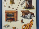 une image représentant un livre contenant des illustrations de différents types de pain