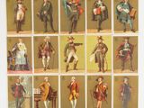 de nombreuses photos d'hommes vêtus de costumes d'époque