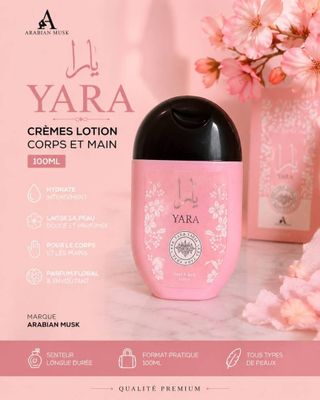 Yara Crèmes : lotion pour le corps et les mains