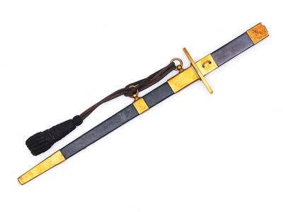 une image représentant un couteau avec un manche noir et un manche jaune