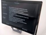 a screen showing instructions on the display of a computer