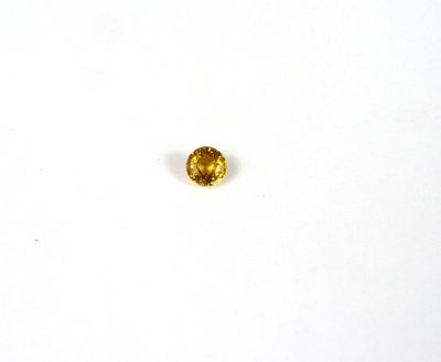 Saphir jaune rond 0.95 ct 5.5x5.5x3.6 n°12481055
