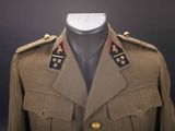 a close up of a uniform on a mannequin mannequin