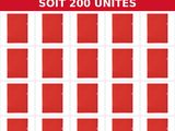 un motif à carreaux rouges et blancs sur fond rouge